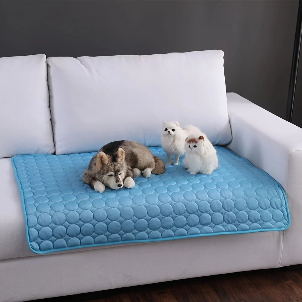 Tappetino Refrigerante per Cani, Cuccia Rinfrescante Estiva Extra Large per Cani di Piccola e Grande Taglia, Accessori per Animali Domestici, Coperta Durevole per Gatti, Tappetino Refrigerante per Gatti, Coperta Refrigerante