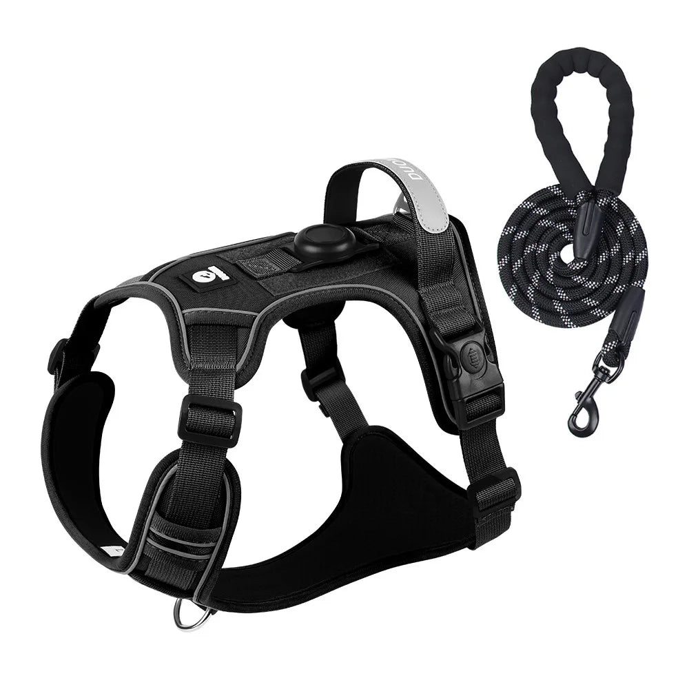 Guinzaglio anti-smarrimento per cani da addestramento all'aperto, pettorina per cani compatibile con AirTag, collare per cani, accessori per cani
