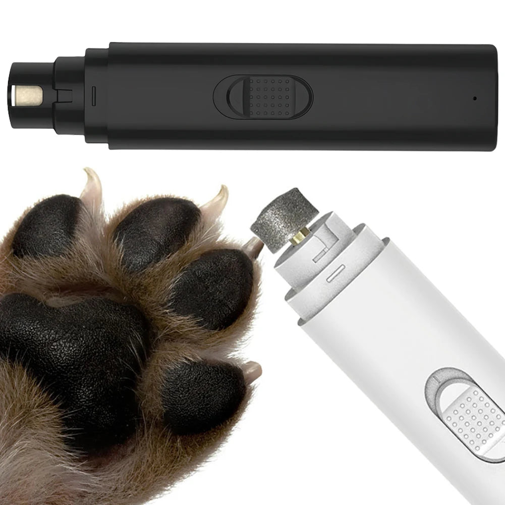 Tagliacapelli Elettrico per Unghie di Cani, Indolore, per la Cura e la Levigatura delle Zampe, a 2 Velocità, per Cani di Piccola, Media e Grande Taglia e Gatti
