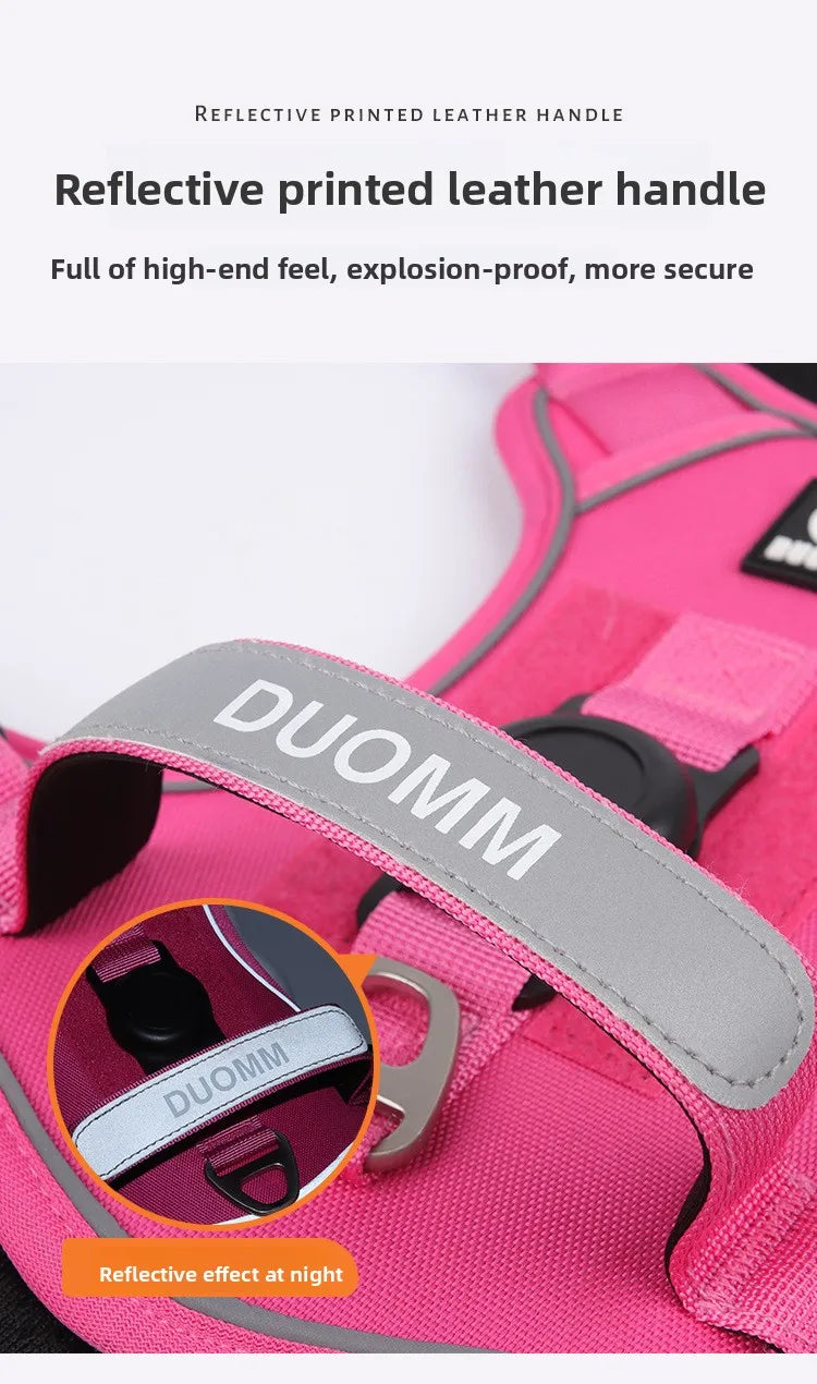 Guinzaglio anti-smarrimento per cani da addestramento all'aperto, pettorina per cani compatibile con AirTag, collare per cani, accessori per cani